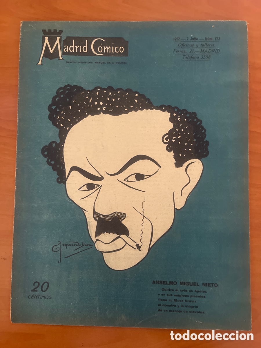 Coleccionismo de Revistas y Peri&oacute;dicos: REVISTA MADRID C&Oacute;MICO, N&Uacute;MERO 123, (OFICINAS Y TALLERES FERRAZ)