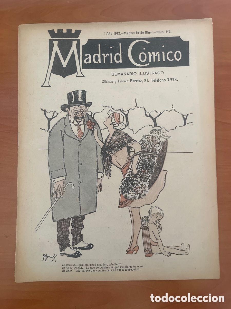 Coleccionismo de Revistas y Peri&oacute;dicos: REVISTA MADRID C&Oacute;MICO, N&Uacute;MERO 112, (OFICINAS Y TALLERES FERRAZ)