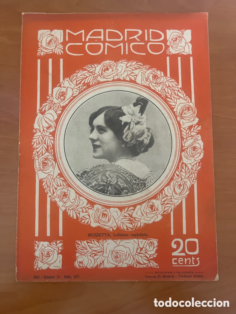 Coleccionismo de Revistas y Peri&oacute;dicos: REVISTA MADRID C&Oacute;MICO, N&Uacute;MERO 137, (OFICINAS Y TALLERES FERRAZ)