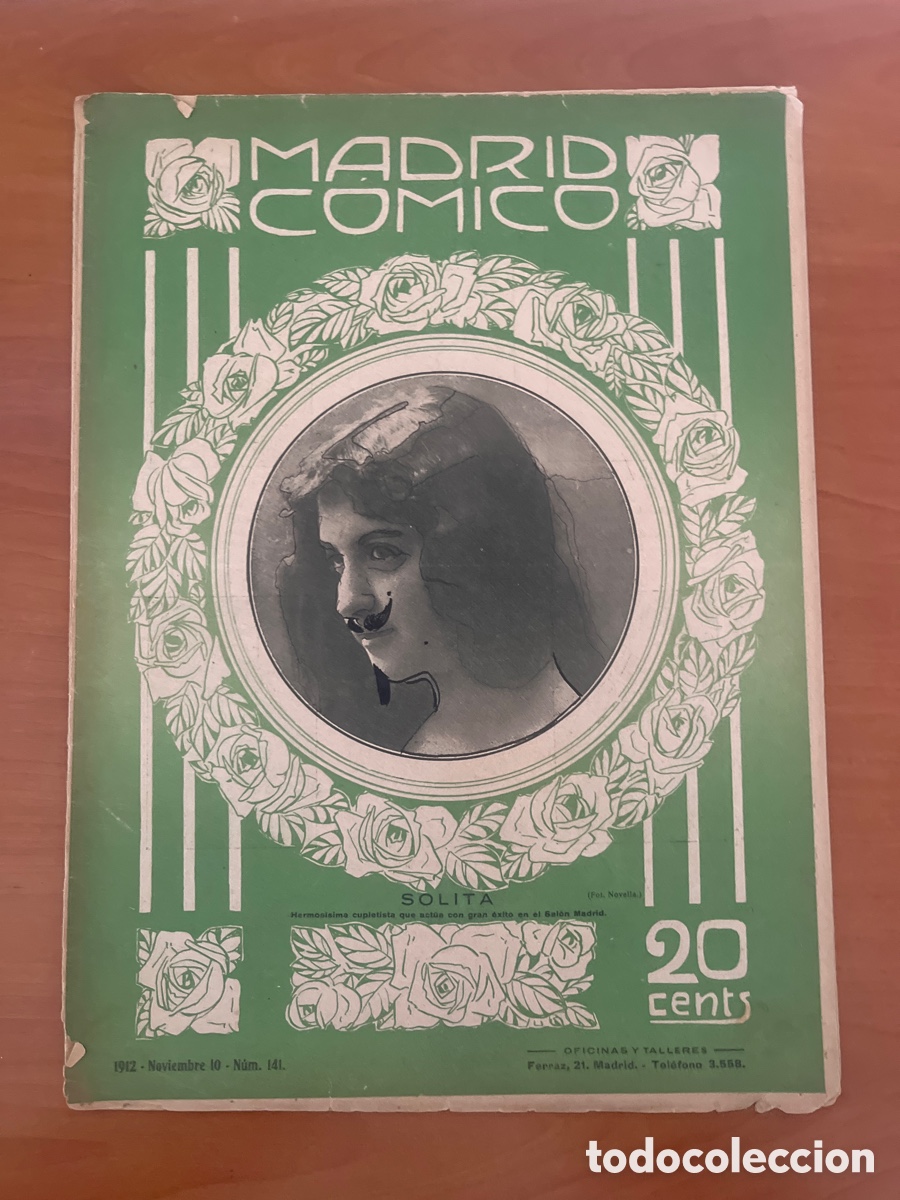 Coleccionismo de Revistas y Peri&oacute;dicos: REVISTA MADRID C&Oacute;MICO, N&Uacute;MERO 141, (OFICINAS Y TALLERES FERRAZ)
