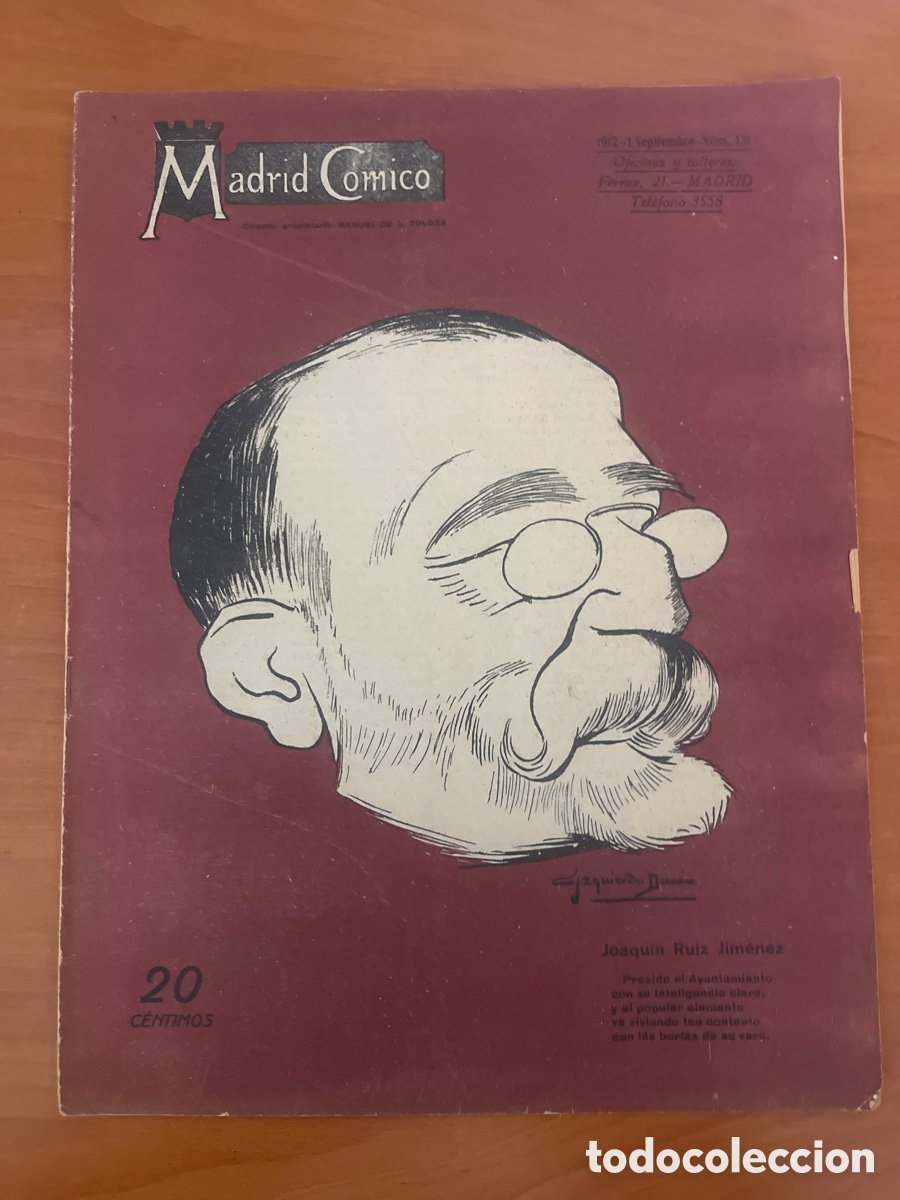 Coleccionismo de Revistas y Peri&oacute;dicos: REVISTA MADRID C&Oacute;MICO, N&Uacute;MERO 131, (OFICINAS Y TALLERES FERRAZ)