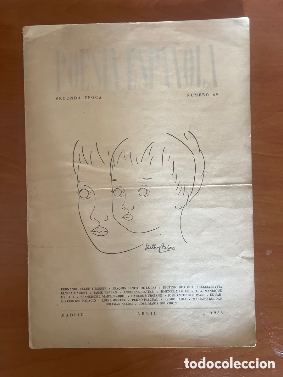Coleccionismo de Revistas y Peri&oacute;dicos: POES&Iacute;A ESPA&Ntilde;OLA, N&Uacute;MERO 69, (REDACCI&Oacute;N Y ADMINISTRACI&Oacute;N PRADO)