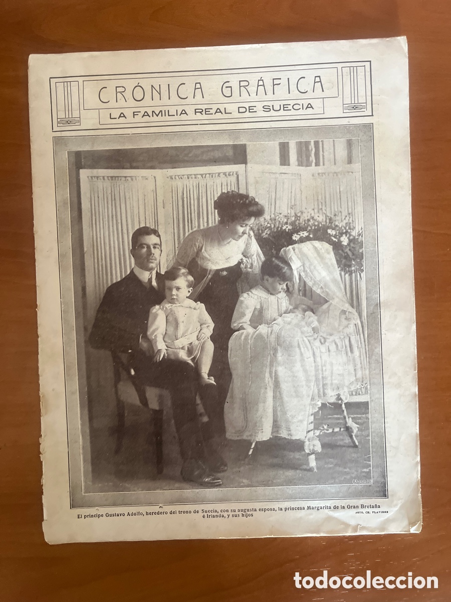 Coleccionismo de Revistas y Peri&oacute;dicos: REVISTA CRONICA GR&Aacute;FICA, LA FAMILIA REAL DE SUECIA, (MUNDO GR&Aacute;FICO)