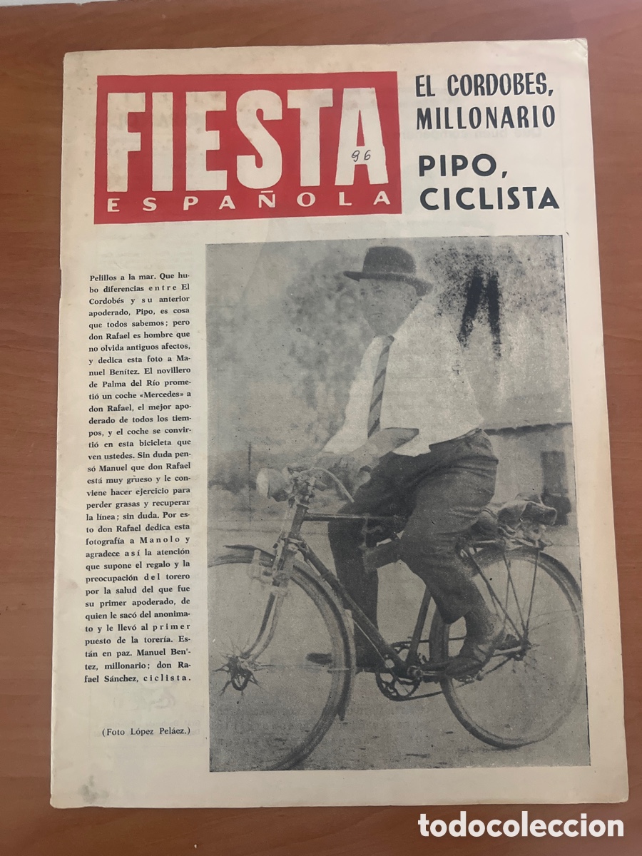 Coleccionismo de Revistas y Peri&oacute;dicos: FIESTA ESPA&Ntilde;OLA, N&Uacute;MERO 96, (BENJAM&Iacute;N BENTURA)