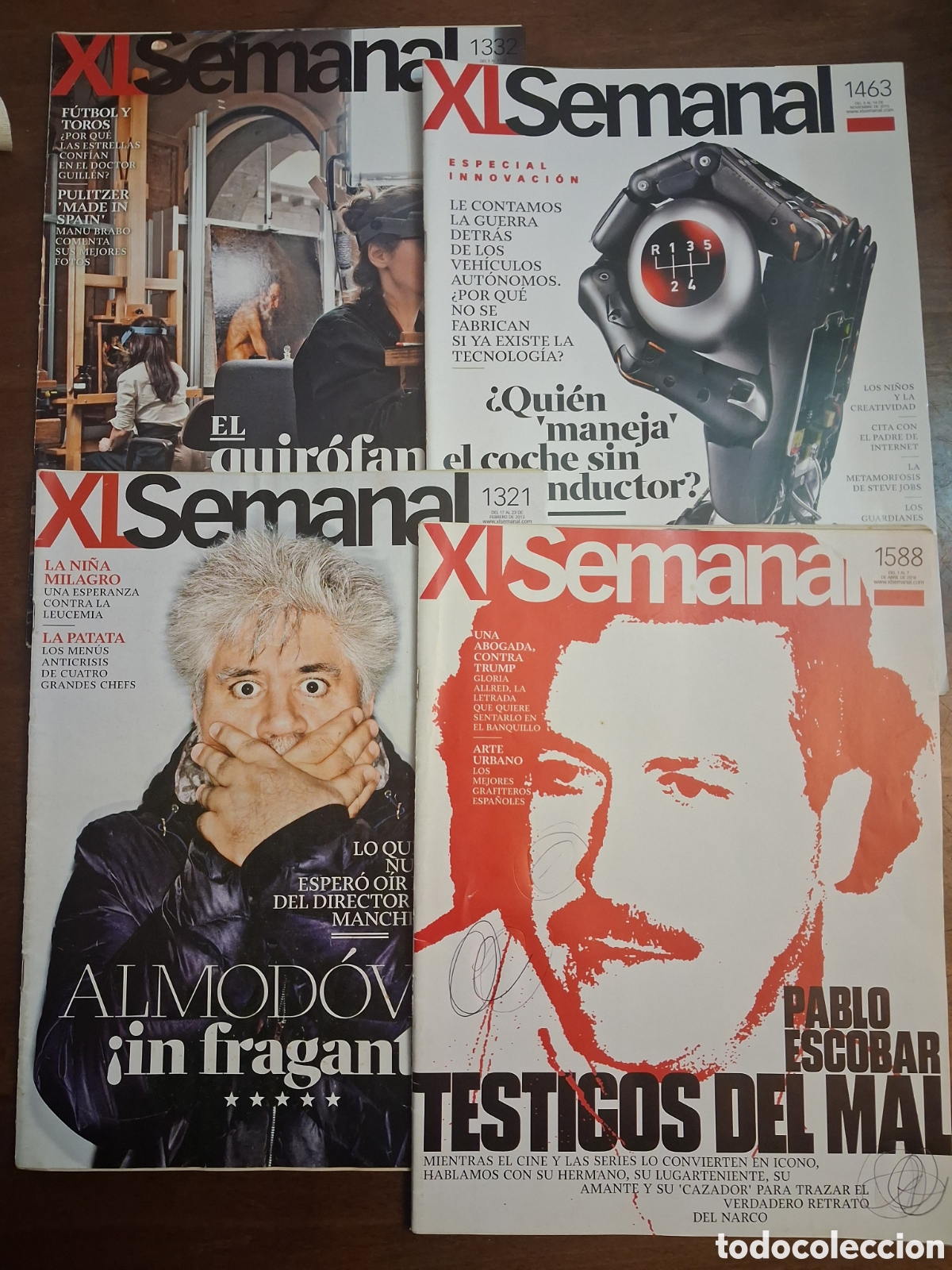 Coleccionismo de Revistas y Peri&oacute;dicos: Lote 4 suplementos XL Semanal