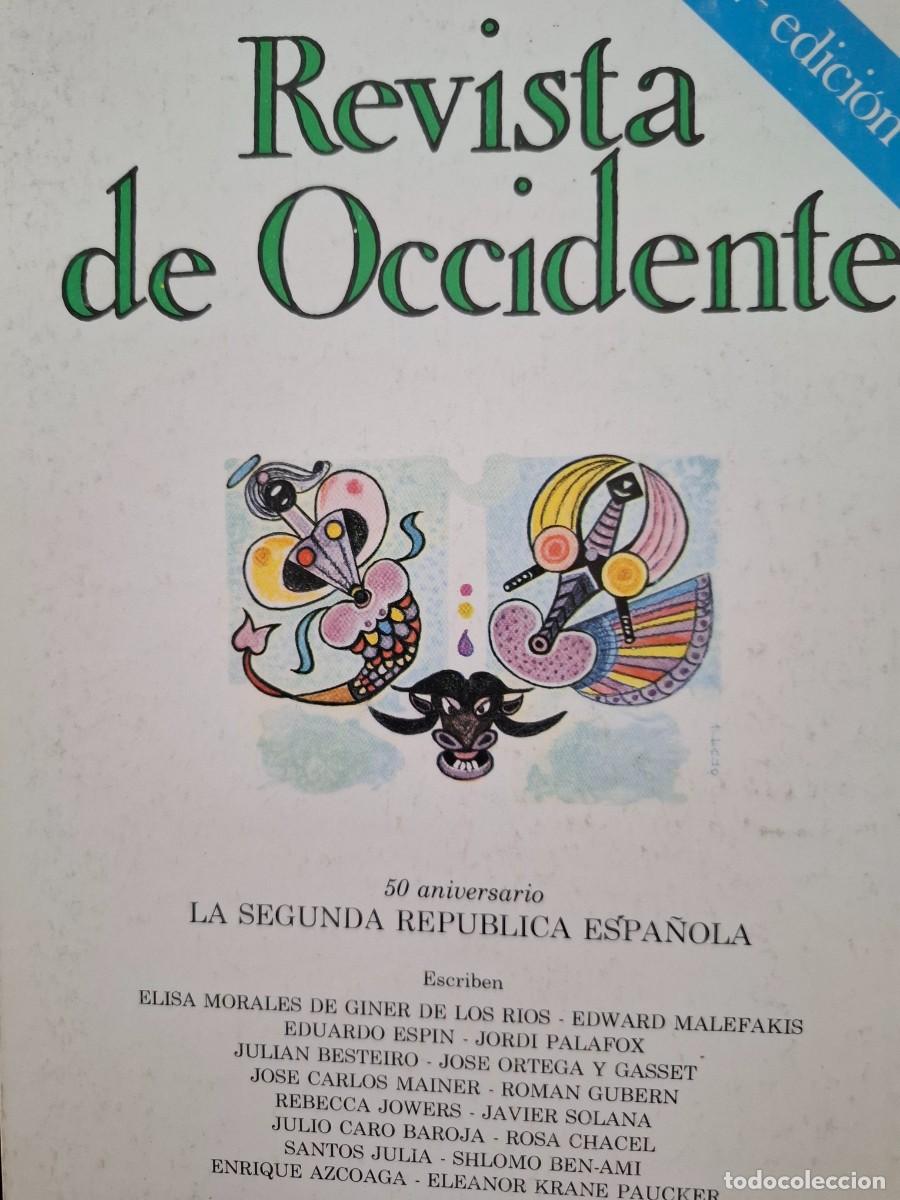 Coleccionismo de Revistas y Peri&oacute;dicos: revista de occidente n&ordm; 7 y 8 1981