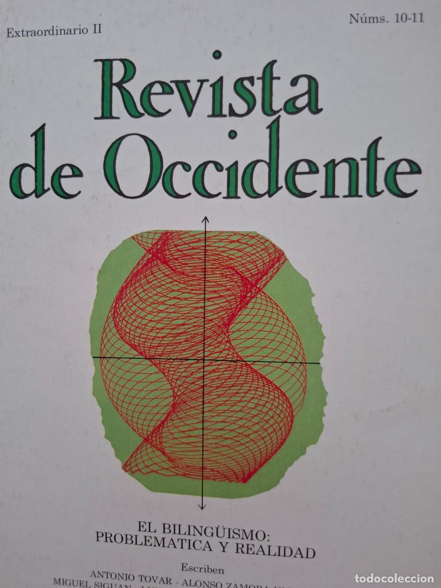 Coleccionismo de Revistas y Peri&oacute;dicos: revista de occidente n&ordm; 10 11 1982