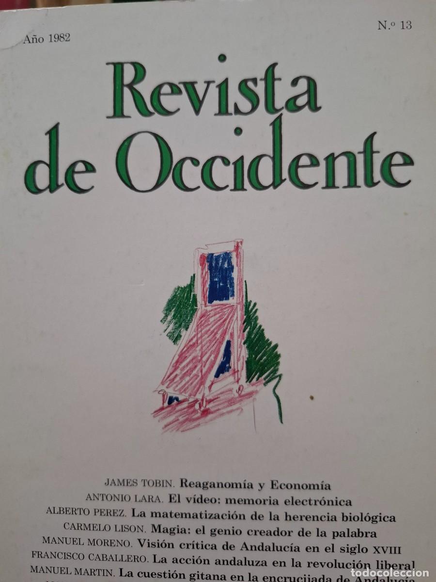 Colecionismo de Revistas e Jornais: revista de occidente n&ordm; 13 1982