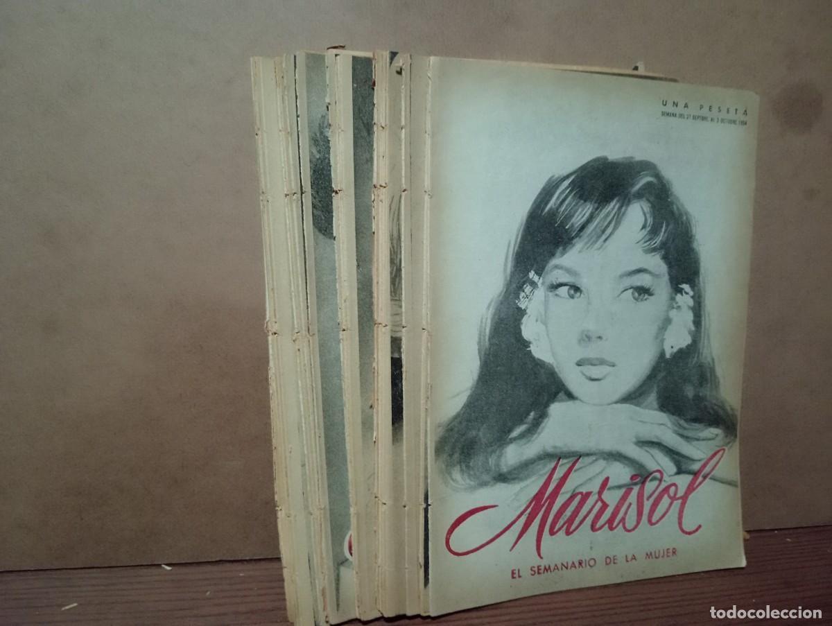 Coleccionismo de revistas y peri&oacute;dicos: 23 antiguas revistas MARISOL ( 1954 )