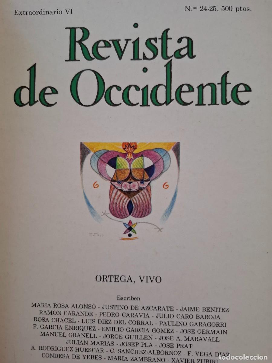 Coleccionismo de Revistas y Peri&oacute;dicos: revista de occidente 24 25 1983 Ortega vivo