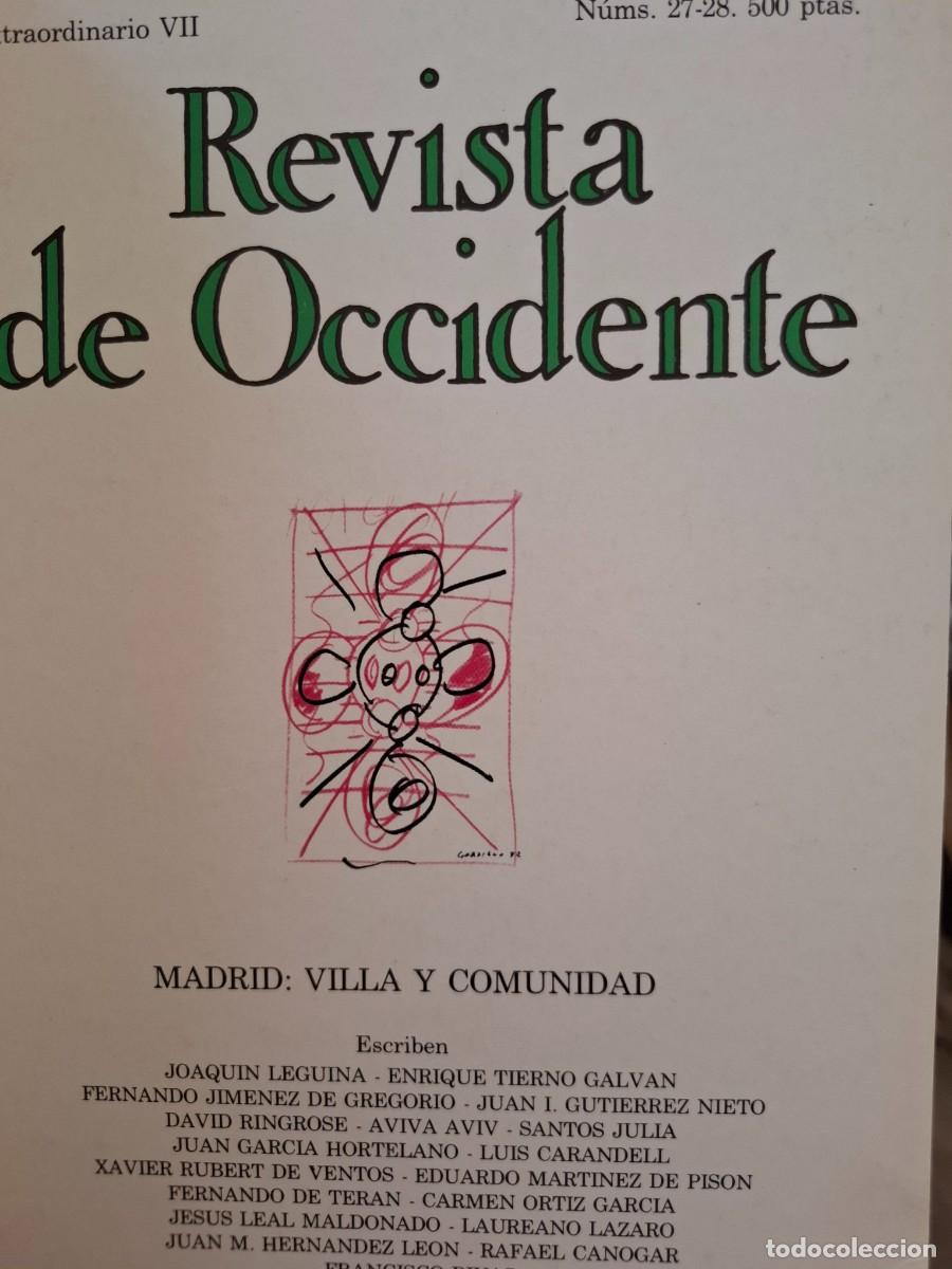 Coleccionismo de Revistas y Peri&oacute;dicos: revista de occidente 27 28 1983 Madrid villa y comunidad