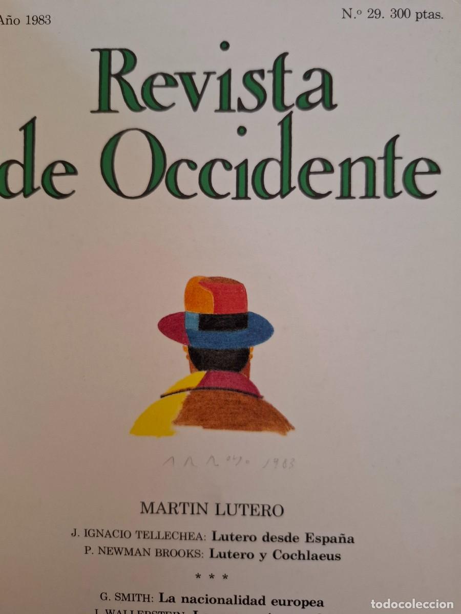 Coleccionismo de Revistas y Peri&oacute;dicos: revista de occidente 29 1983 Mart&iacute;n Lutero