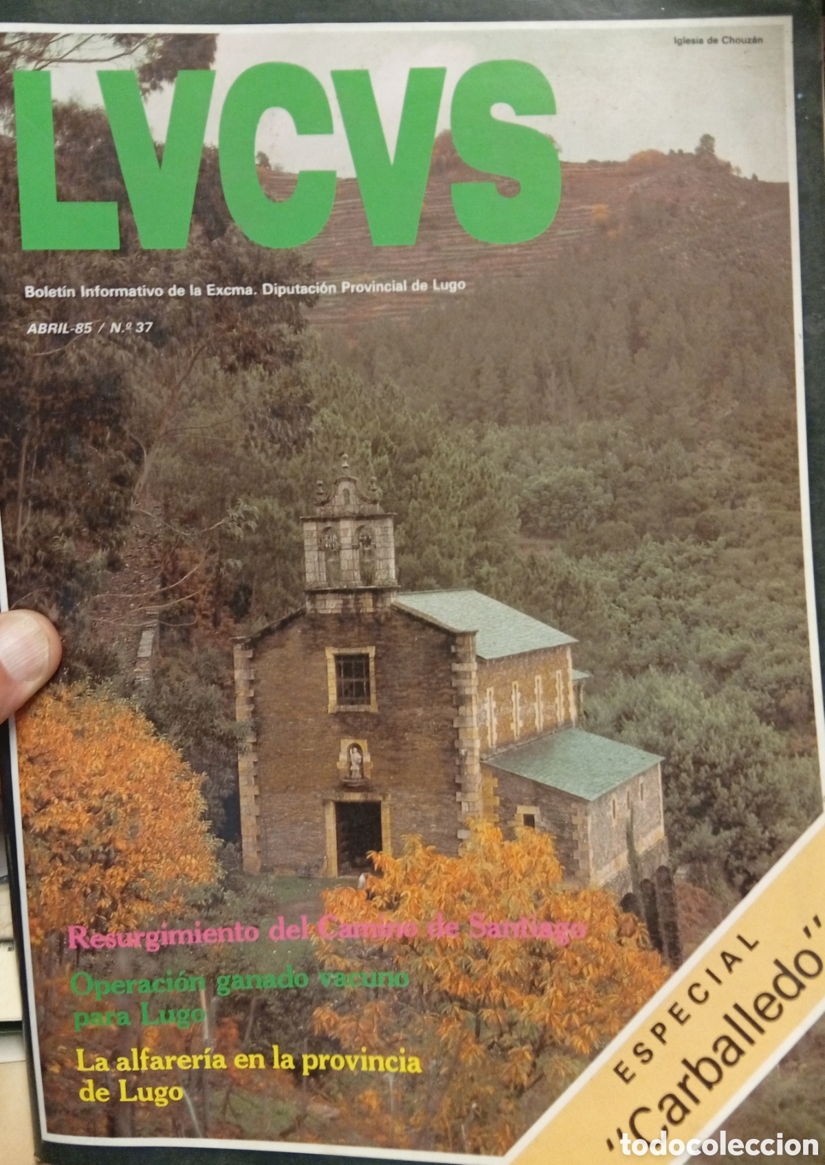 Coleccionismo de Revistas y Peri&oacute;dicos: Vieja revista LUCVS especial carballedo