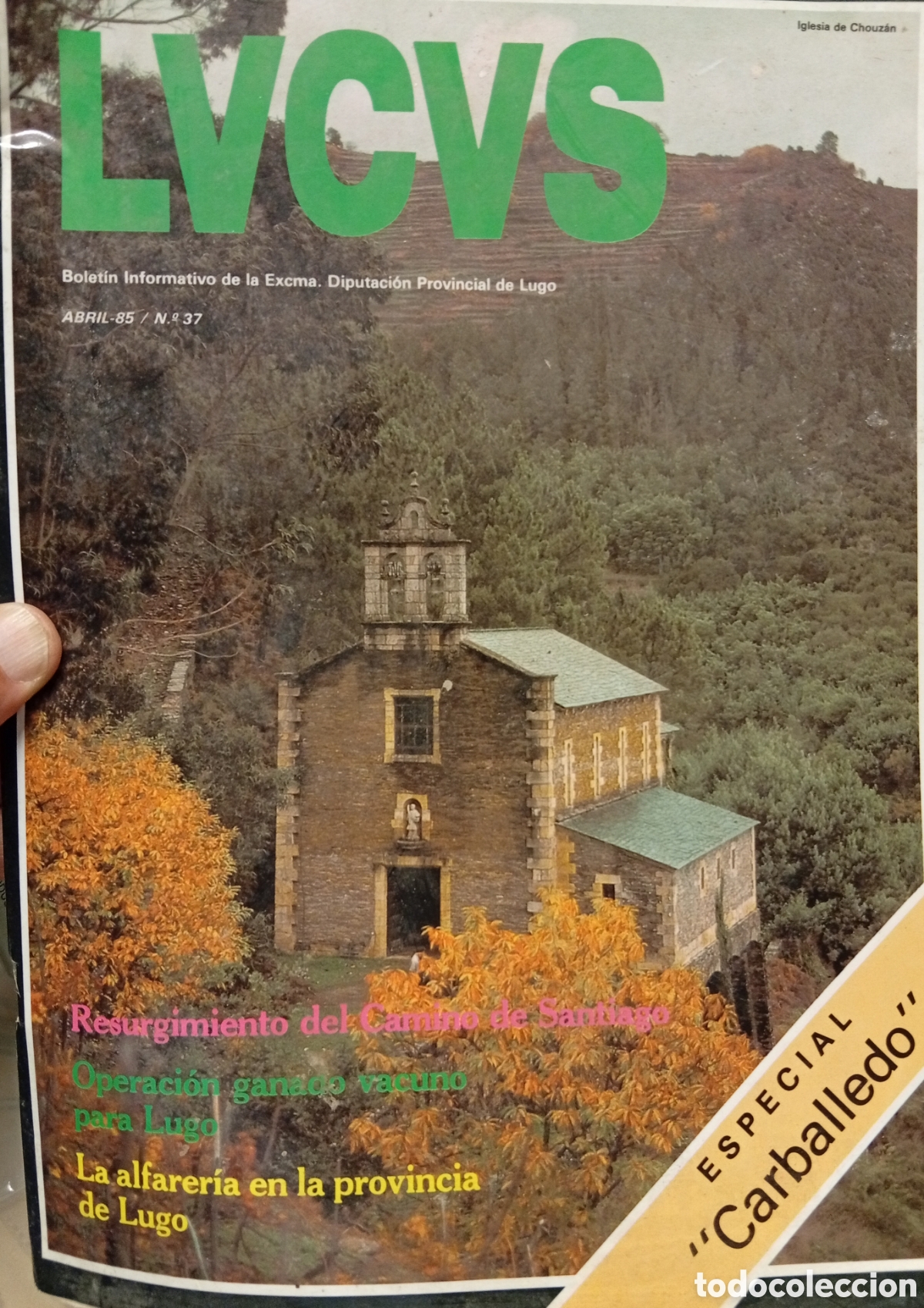 Coleccionismo de Revistas y Peri&oacute;dicos: Vieja revista LUCVS especial carballedo