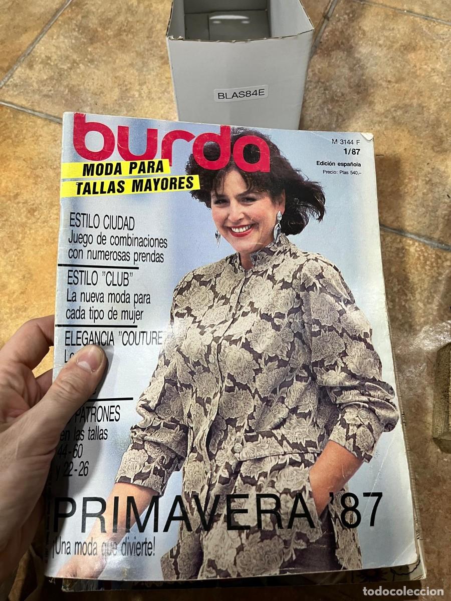 Coleccionismo de Revistas y Peri&oacute;dicos: BLAS84E - Burda Moda para Tallas Mayores, Primavera 1987. Tallas grandes. Burda Moden.