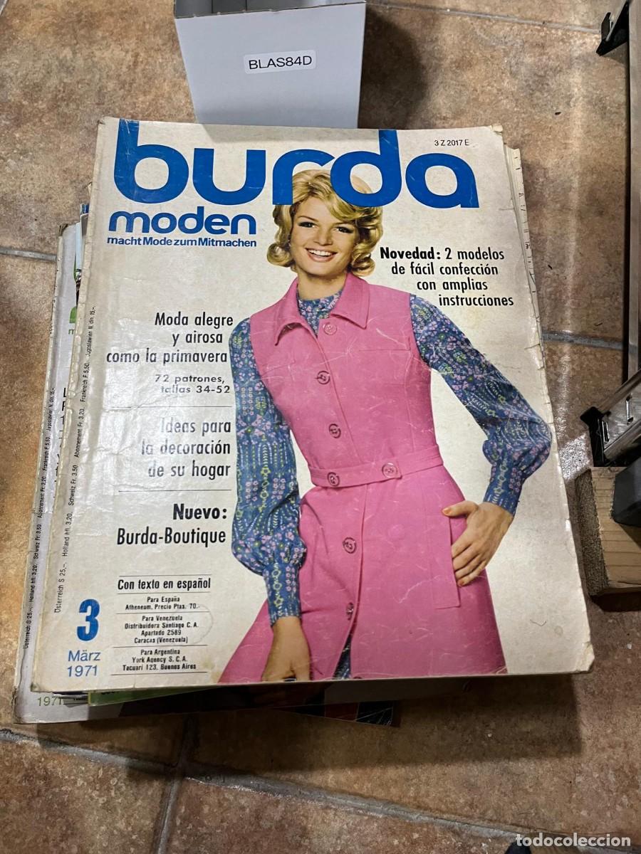 Coleccionismo de Revistas y Peri&oacute;dicos: BLAS84D &ndash; Burda Moden, marzo 1971 &ndash; Burda &ndash; Moda y decoraci&oacute;n del hogar.