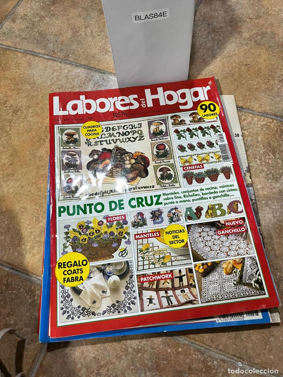 Coleccionismo de Revistas y Peri&oacute;dicos: BLAS84E &ndash; Labores del Hogar, n&ordm; 492, octubre 1999 &ndash; Labores del Hogar &ndash; Punto de cruz, patchwork y g