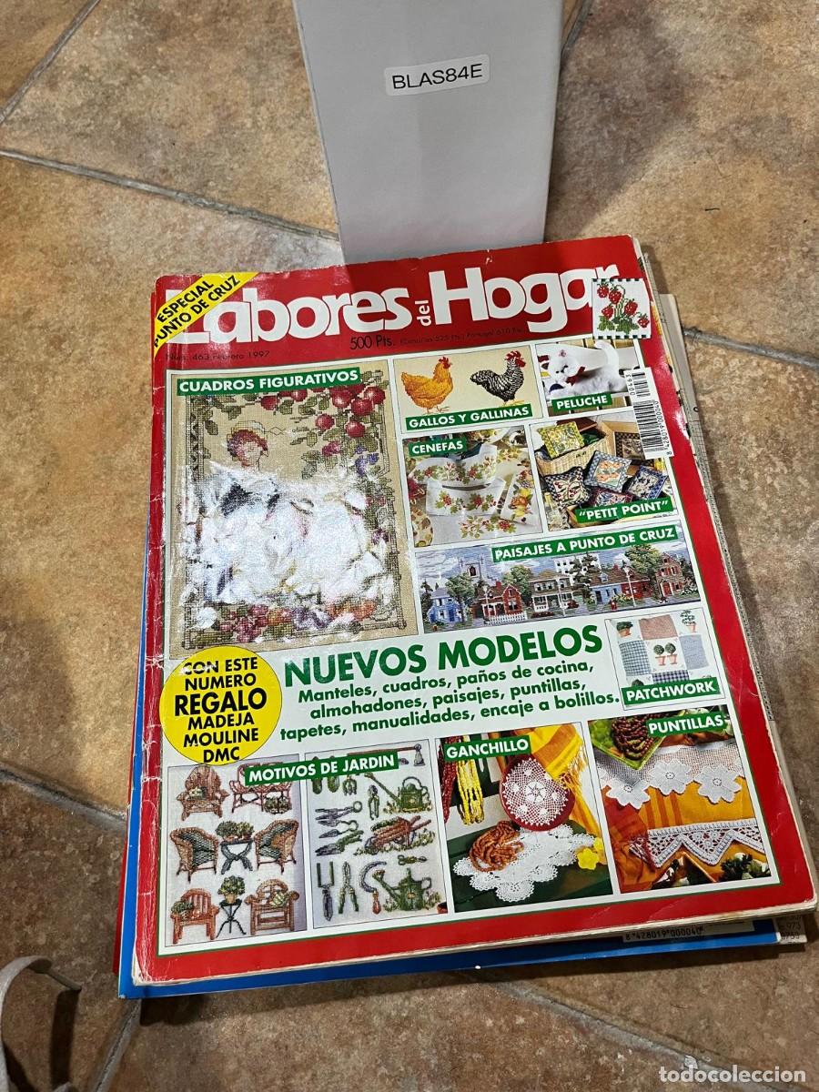 Coleccionismo de Revistas y Peri&oacute;dicos: BLAS84E &ndash; Labores del Hogar, n&ordm; 463, febrero 1997 &ndash; Labores del Hogar &ndash; Punto de cruz y manualidades