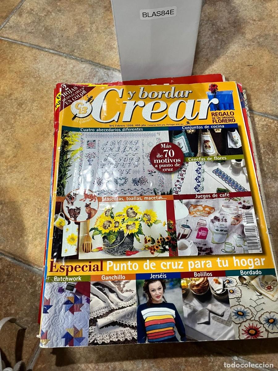 Coleccionismo de Revistas y Peri&oacute;dicos: BLAS84E &ndash; Crear, n&ordm; 5, febrero 1998 &ndash; Crear &ndash; Punto de cruz, bordado y labores para el hogar.