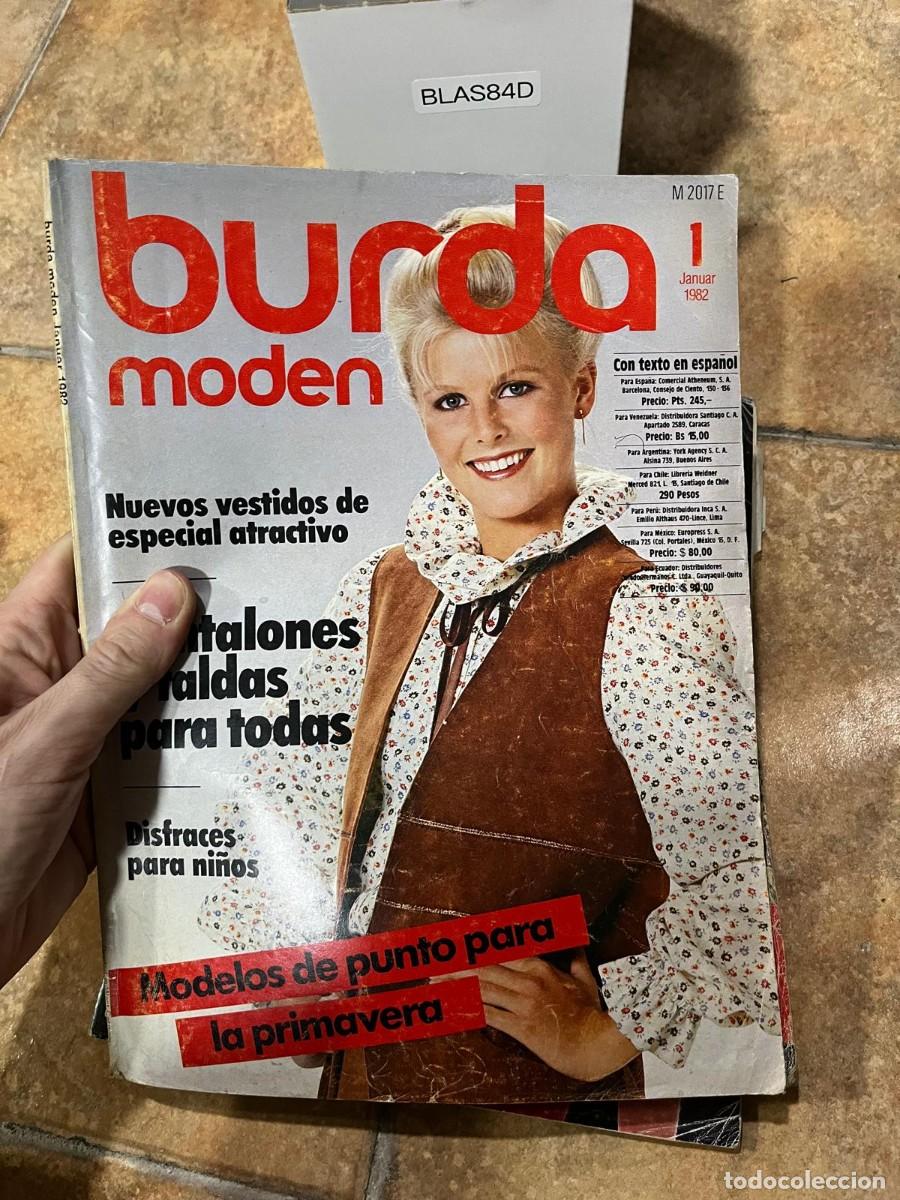 Sammeln von Zeitschriften und Zeitungen: BLAS84D | Burda Moden n&ordm; 1, enero 1982 | Burda | Revista de patrones de costura, punto y disfraces i