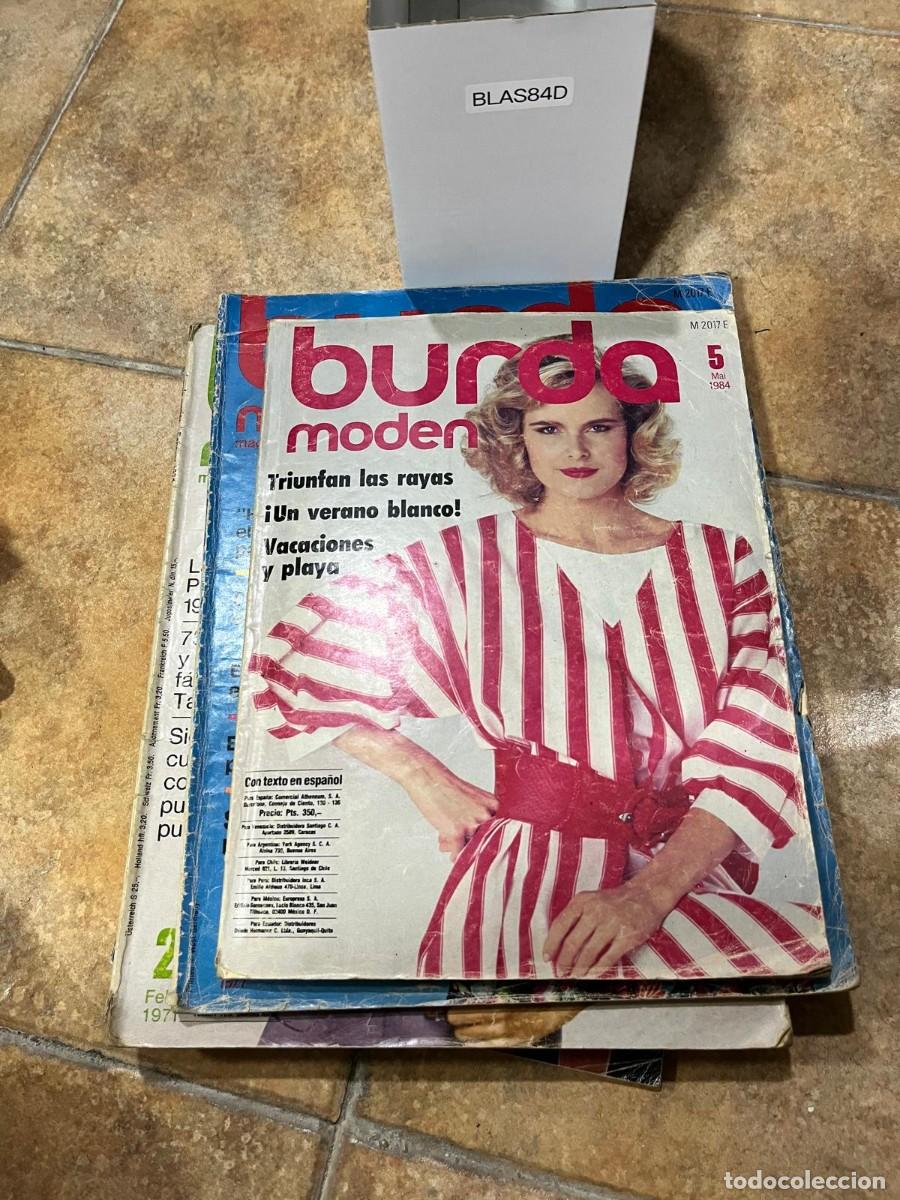 Coleccionismo de Revistas y Peri&oacute;dicos: BLAS84D | Burda Moden n&ordm; 5, mayo 1984 | Burda | Moda de verano, rayas, vacaciones y playa.
