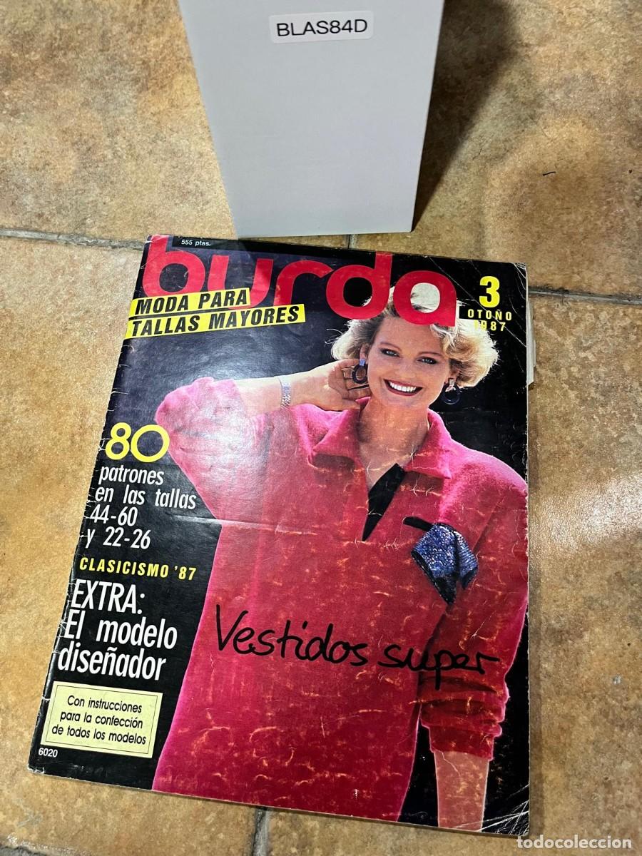 Collectionnisme de Revues et Journaux: BLAS84D Burda Moda para Tallas Mayores, n.&ordm; 3, Oto&ntilde;o 1987.