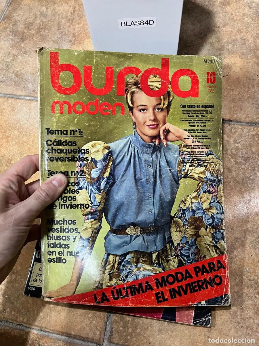 Collectionnisme de Revues et Journaux: BLAS84D Burda Moden, n.&ordm; 10, octubre 1982.