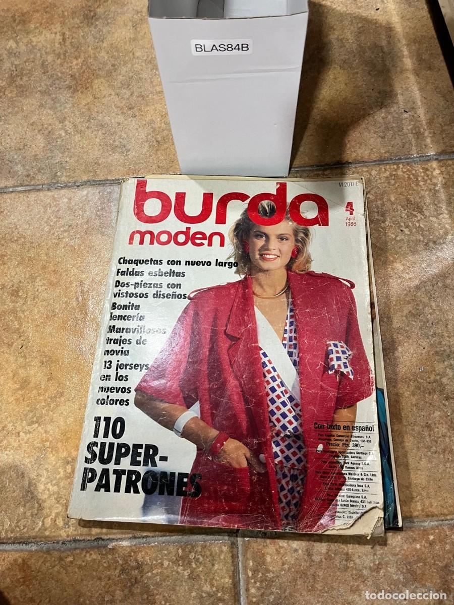 Coleccionismo de Revistas y Peri&oacute;dicos: BLAS84B REVISTA BURDA MODERN REVISTA DE COSTURA 4 1986