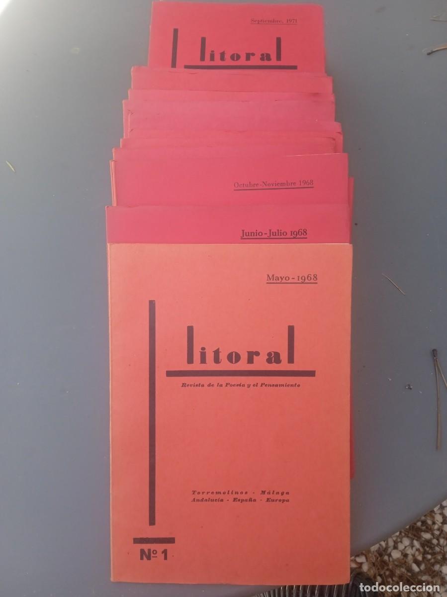 Collectionnisme de Revues et Journaux: 24 n&uacute;meros correlativos de la revista de poes&iacute;a Litoral 1968-1973