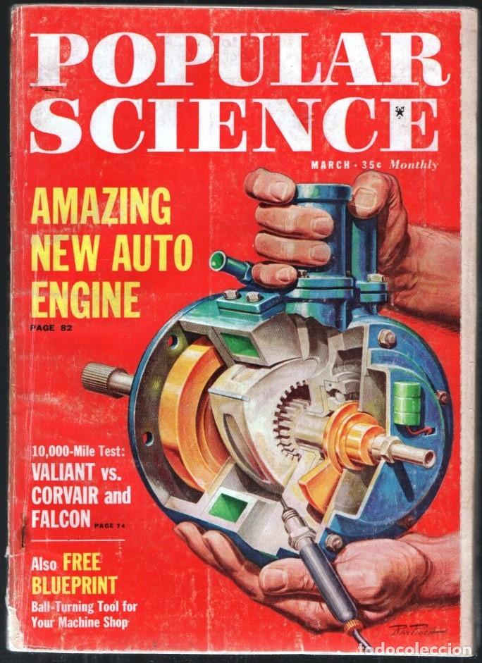 Coleccionismo de Revistas y Peri&oacute;dicos: 1960 MARZO POPULAR SCIENCE VALIANT VS CORVAIR AND FALCON - AMAZING NEW AUTO ENGINE 278 P INGLES