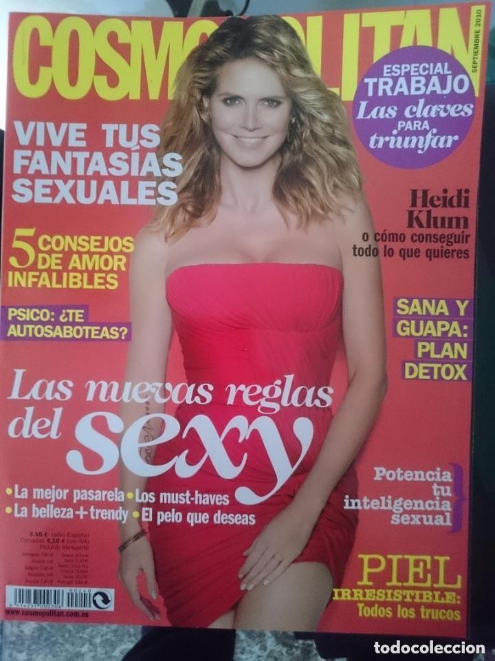 Coleccionismo de Revistas y Peri&oacute;dicos: COSMOPOLITAN - SEPTIEMBRE 2010 - CON HEIDI KLUM