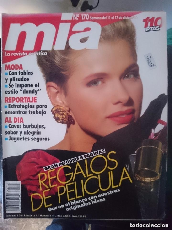 Coleccionismo de Revistas y Peri&oacute;dicos: MIA - N 170 DEL 11 AL 17 DICIEMBRE 1989 -CON PUBLICIDAD DE LA EPOCA-NOTICIAS-ETC