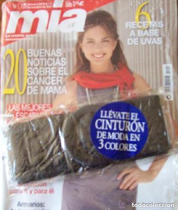 Coleccionismo de Revistas y Peri&oacute;dicos: MIA N 1108 CINTURON DE REGALO RECETAS DE UVA