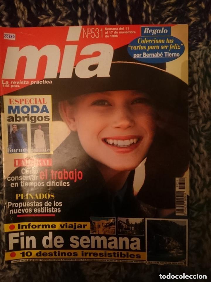 Collezionismo di Riviste e Giornali: MIA N 531 - DEL 11 AL 17 NOVIEMBRE 1996