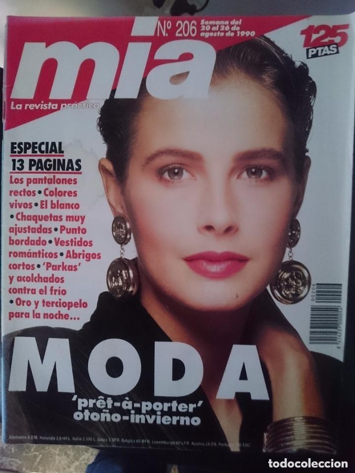 Coleccionismo de Revistas y Peri&oacute;dicos: MIA - N 206 DEL 20 AL 26 AGOSTO 1990 -CON PUBLICIDAD DE LA EPOCA-NOTICIAS-ETC