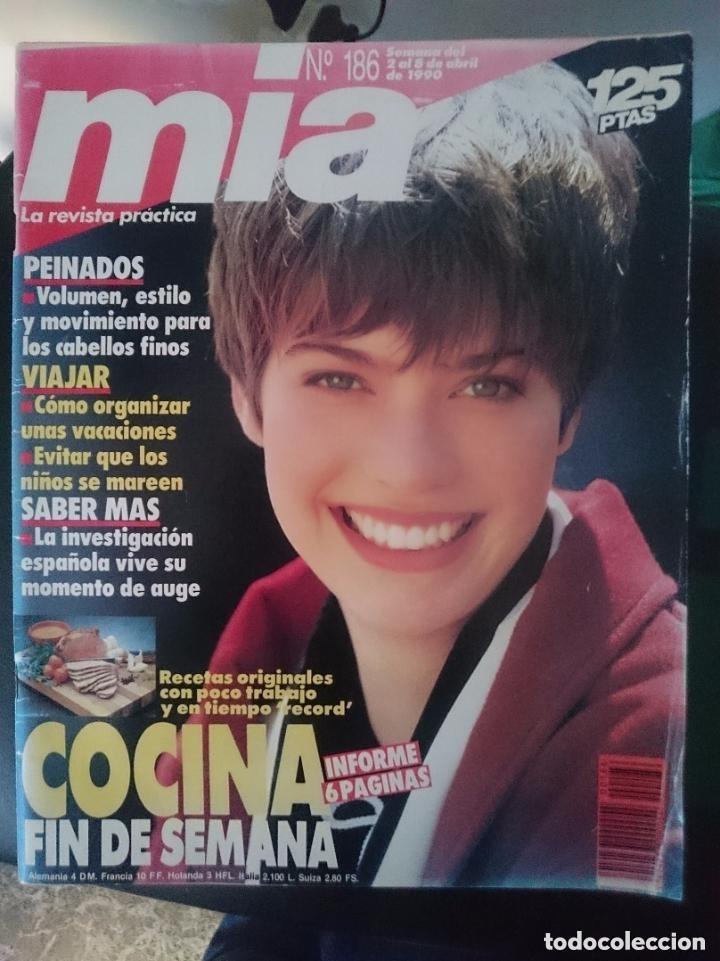 Coleccionismo de Revistas y Peri&oacute;dicos: MIA - N 186 -DEL 2 AL 8 ABRIL 1990 -CON PUBLICIDAD DE LA EPOCA-NOTICIAS-ETC
