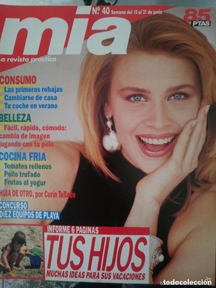 Coleccionismo de Revistas y Peri&oacute;dicos: MIA N 40 DEL 15 AL 21 DE JUNIO DE 1987 -CON PUBLICIDAD DE LA EPOCA-NOTICIAS-ETC