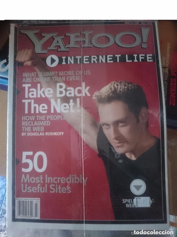 Coleccionismo de Revistas y Peri&oacute;dicos: YAHOO - JULIO 2001 - REVISTA EN INGLES