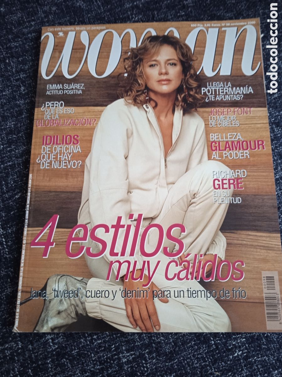 Coleccionismo de Revistas y Peri&oacute;dicos: REVISTA WOMAN N&ordm; 98 NOVIEMBRE 2000 - EMMA SUAREZ - JOSEP FONT