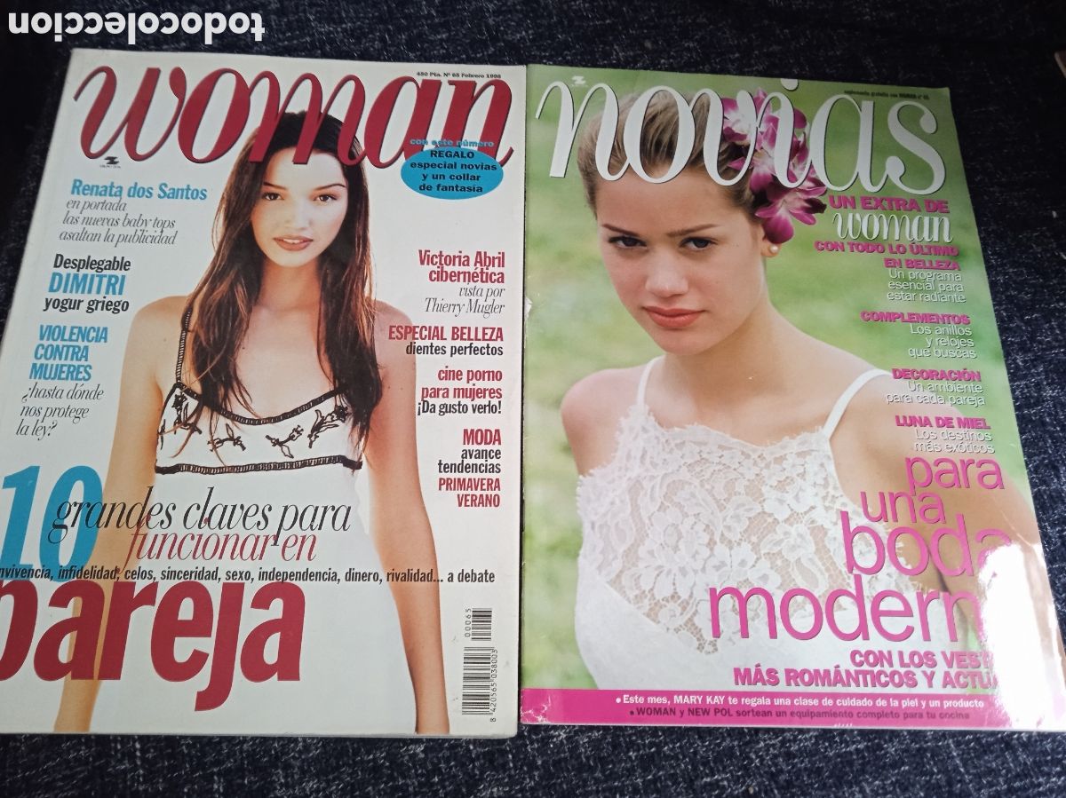 Collection Magazines and Newspapers: REVISTA WOMAN N&ordm; 65 FEBRERO 1998 - RENATA DOS SANTOS - VICTORIA ABRIL -CON SUPLEMENTO