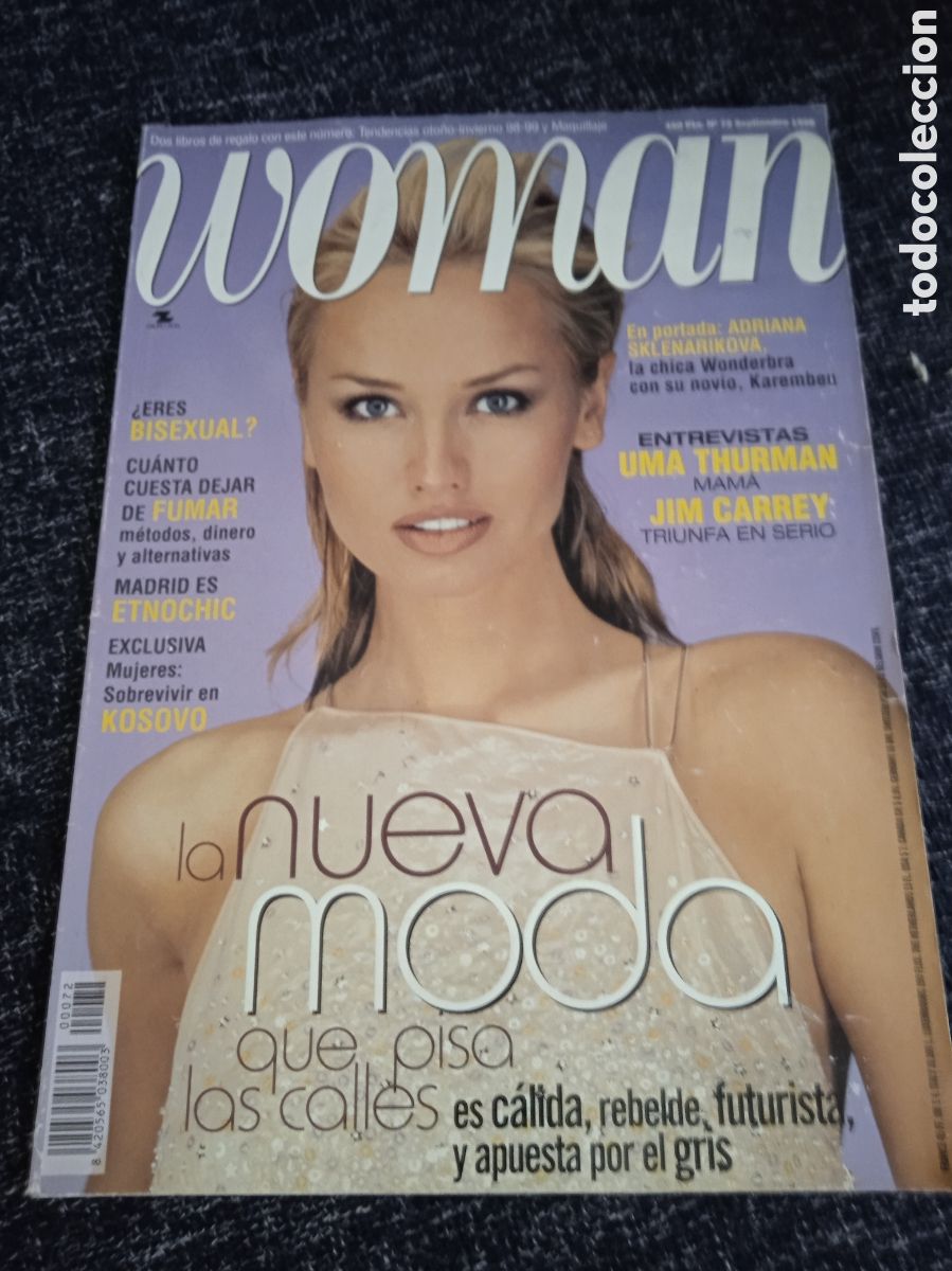 Collection Magazines and Newspapers: REVISTA WOMAN N&ordm; 72 SEPTIEMBRE 1998 -UMA THURMAN - JIM CARREY