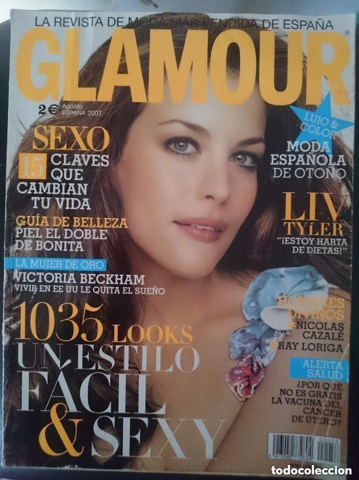 Collection Magazines and Newspapers: GLAMOUR - AGOSTO 2007 - CON LIV TYLER EN PORTADA