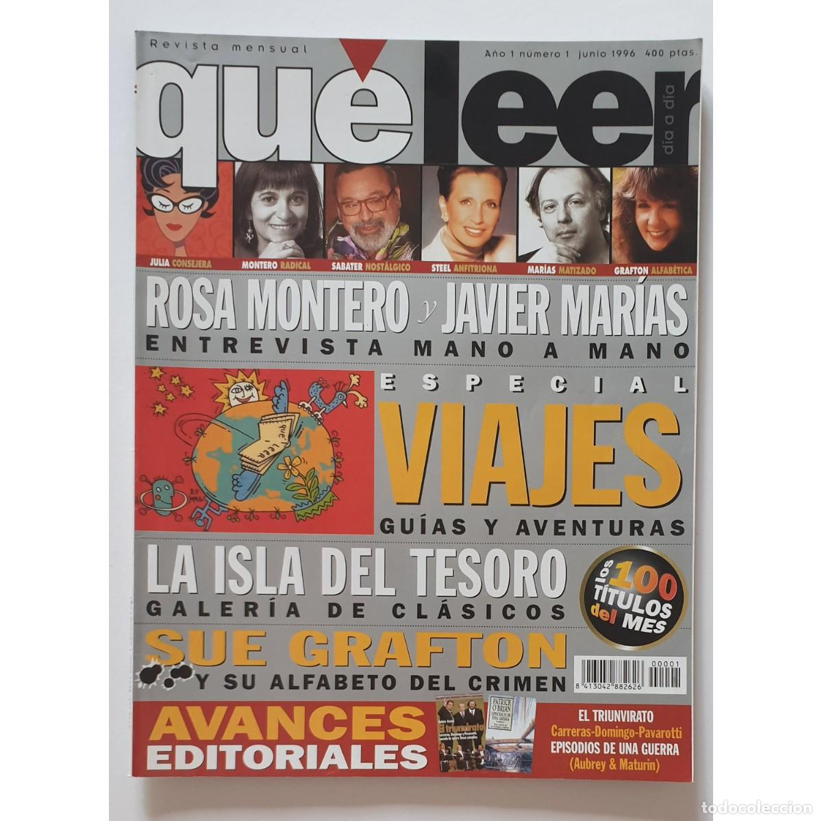 Coleccionismo de Revistas y Peri&oacute;dicos: REVISTA QUE LEER NUMERO 1 - JUNIO 1996 - Javier Marias - Rosa Montero - Danielle Steel