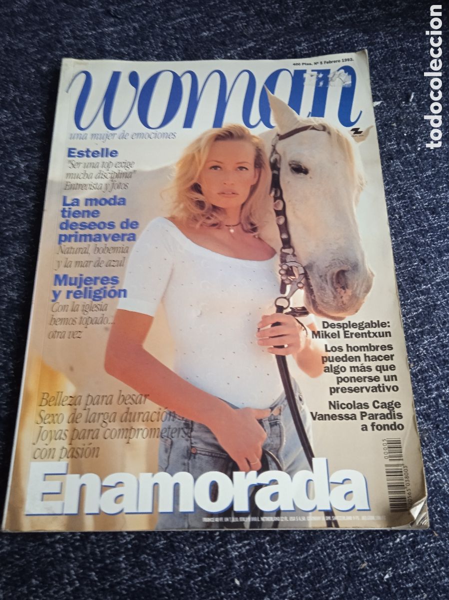Collezionismo di Riviste e Giornali: REVISTA WOMAN N&ordm; 5 FEBRERO 1993 - ESTELLE - MIKEL ERENTXUN