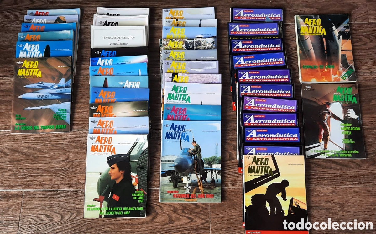 Coleccionismo de Revistas y Peri&oacute;dicos: Colecci&oacute;n revistas antiguas Aeron&aacute;utica y Astron&aacute;utica