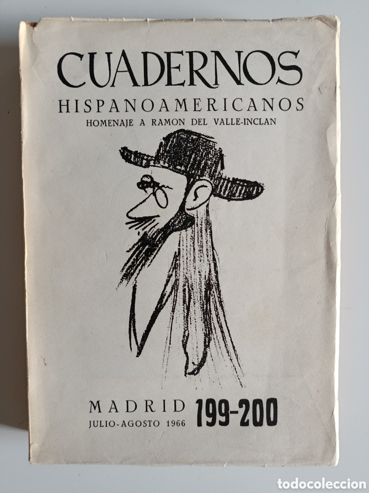 Sammeln von Zeitschriften und Zeitungen: HOMENAJE A RAM&Oacute;N DEL VALLE INCL&Aacute;N. CUADERNOS HISPANOAMEROCANOS 199-200. 1966