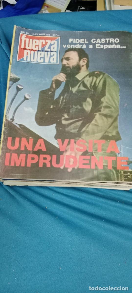 Coleccionismo de Revistas y Peri&oacute;dicos: Revista Fuerza Nueva. N&ordm; 662. 15 septiembre 1979. FIDEL CASTRO VENDR&Aacute; A ESPA&Ntilde;A. E-ABU