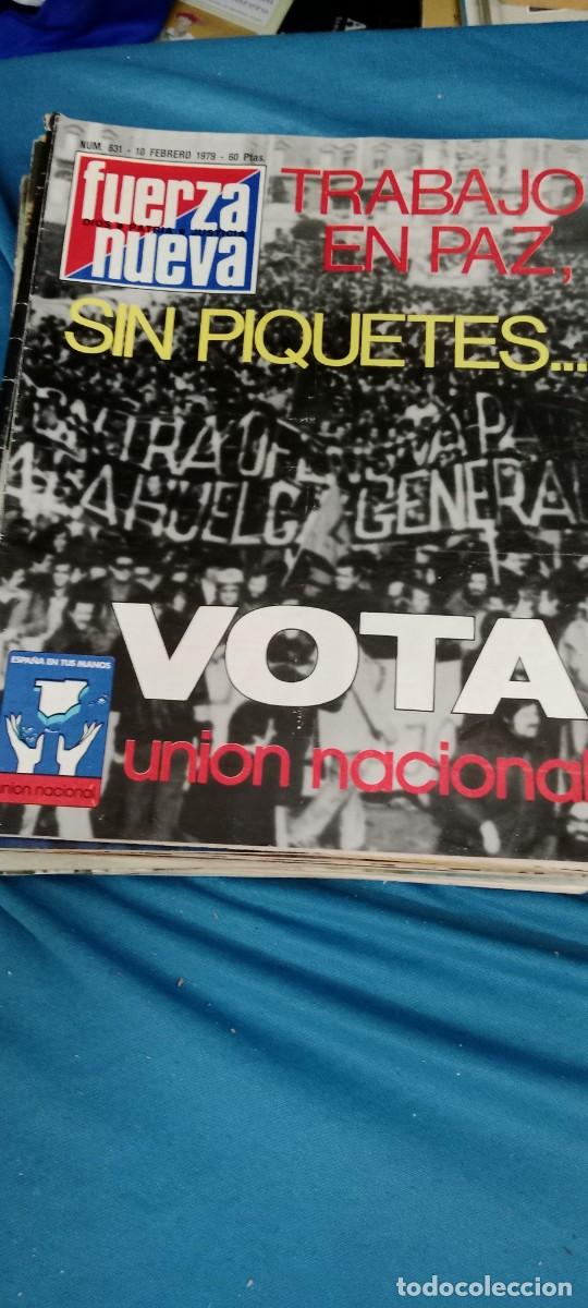 Coleccionismo de Revistas y Peri&oacute;dicos: Febrero 1979. Trabajo en paz. Sin piquetes. Vota Uni&oacute;n Nacional. E-ABU