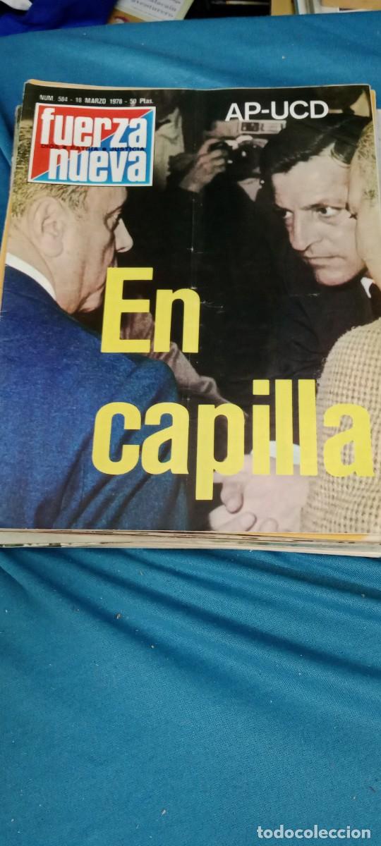Coleccionismo de Revistas y Peri&oacute;dicos: REVISTA FUERZA NUEVA N&ordm; 594 A&Ntilde;O 1978. EN CAPILLA. E-ABU