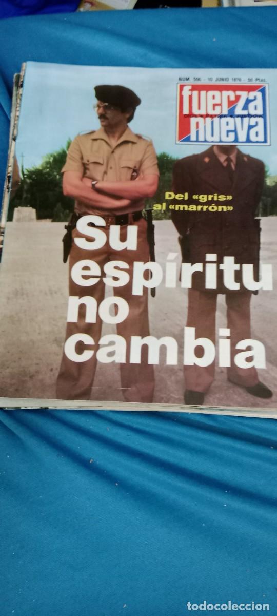 Coleccionismo de Revistas y Peri&oacute;dicos: REVISTA FUERZA NUEVA N&deg; 596: SU ESP&Iacute;RITU NO CAMBIA (10 JUNIO 1978) POLICIA NACIONAL E-ABU